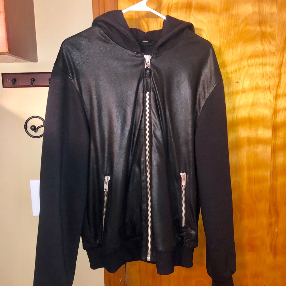 Mackage Montreal Men’s Lambskin Jacket Size 42